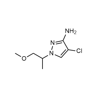 4-Chloro-1-(1-methoxypropan-2-yl)-1h-pyrazol-3-amine|CS-0284771