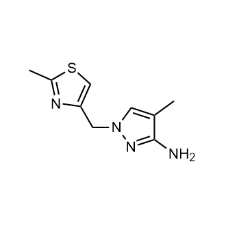 4-Methyl-1-((2-methylthiazol-4-yl)methyl)-1h-pyrazol-3-amine|CS-0284908
