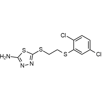 5-((2-((2,5-Dichlorophenyl)thio)ethyl)thio)-1,3,4-thiadiazol-2-amine|CS-0285140