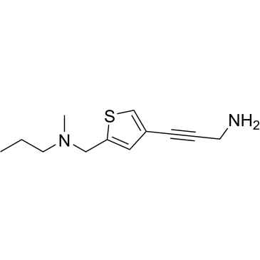 3-(5-((Methyl(propyl)amino)methyl)thiophen-3-yl)prop-2-yn-1-amine|CS-0285618
