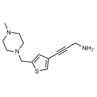 3-(5-((4-Methylpiperazin-1-yl)methyl)thiophen-3-yl)prop-2-yn-1-amine|CS-0285626