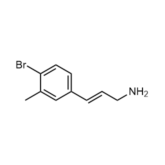 3-(4-Bromo-3-methylphenyl)prop-2-en-1-amine|CS-0285811