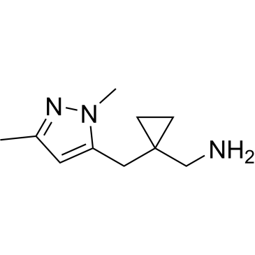 (1-((1,3-Dimethyl-1h-pyrazol-5-yl)methyl)cyclopropyl)methanamine|CS-0285916