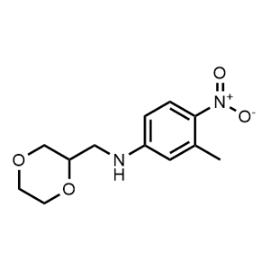 N-((1,4-Dioxan-2-yl)methyl)-3-methyl-4-nitroaniline|CS-0287290