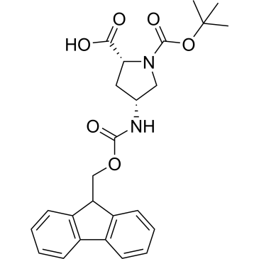 (2R,4R)-4-((((9h-Fluoren-9-yl)methoxy)carbonyl)amino)-1-(tert-butoxycarbonyl)pyrrolidine-2-carboxylic acid|CS-0287438