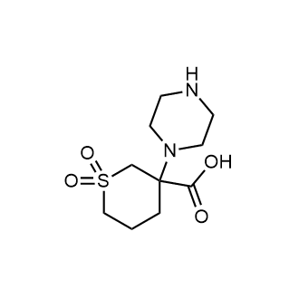 3-(Piperazin-1-yl)tetrahydro-2h-thiopyran-3-carboxylic acid 1,1-dioxide|CS-0287631