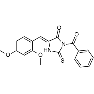 3-Benzoyl-5-(2,4-dimethoxybenzylidene)-2-thioxoimidazolidin-4-one|CS-0287663