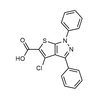 4-Chloro-1,3-diphenyl-1h-thieno[2,3-c]pyrazole-5-carboxylic acid|CS-0287703