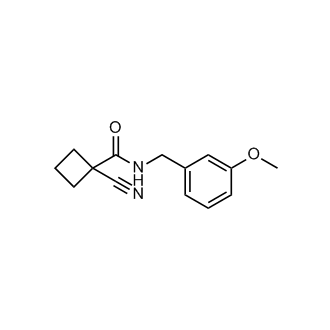 1-Cyano-N-(3-methoxybenzyl)cyclobutane-1-carboxamide|CS-0287746