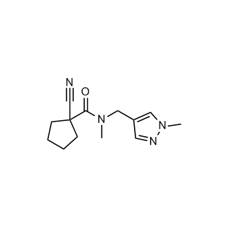 1-Cyano-N-methyl-N-((1-methyl-1h-pyrazol-4-yl)methyl)cyclopentane-1-carboxamide|CS-0287747
