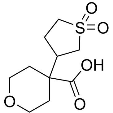 4-(1,1-Dioxidotetrahydrothiophen-3-yl)tetrahydro-2h-pyran-4-carboxylic acid|CS-0287787