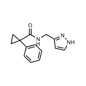 N-((1H-Pyrazol-3-yl)methyl)-1-phenylcyclopropane-1-carboxamide|CS-0287917