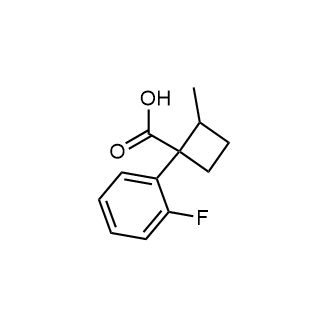 1-(2-Fluorophenyl)-2-methylcyclobutane-1-carboxylic acid|CS-0287926
