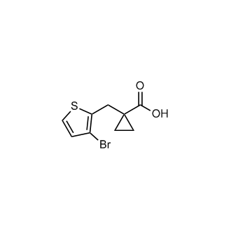 1-((3-Bromothiophen-2-yl)methyl)cyclopropane-1-carboxylic acid|CS-0288025