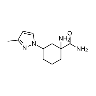 1-Amino-3-(3-methyl-1h-pyrazol-1-yl)cyclohexane-1-carboxamide|CS-0288191