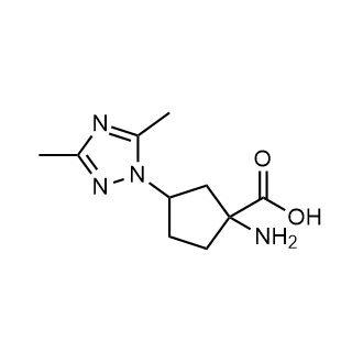 1-Amino-3-(3,5-dimethyl-1h-1,2,4-triazol-1-yl)cyclopentane-1-carboxylic acid|CS-0288194