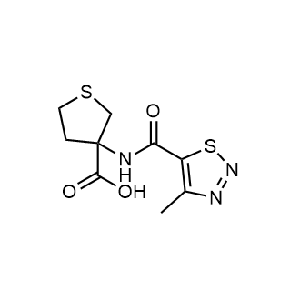 3-(4-Methyl-1,2,3-thiadiazole-5-carboxamido)tetrahydrothiophene-3-carboxylic acid|CS-0288288