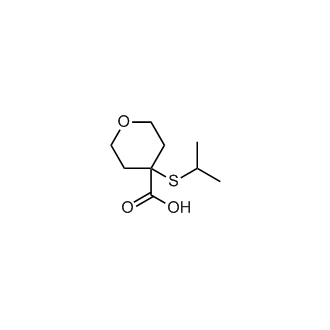 4-(Isopropylthio)tetrahydro-2h-pyran-4-carboxylic acid|CS-0288380