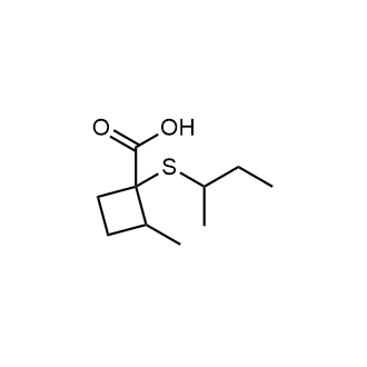 1-(Sec-butylthio)-2-methylcyclobutane-1-carboxylic acid|CS-0288381