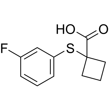 1-((3-Fluorophenyl)thio)cyclobutane-1-carboxylic acid|CS-0288406