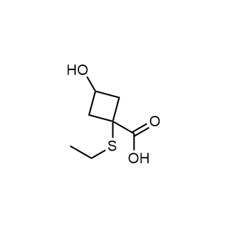 1-(Ethylthio)-3-hydroxycyclobutane-1-carboxylic acid|CS-0288437