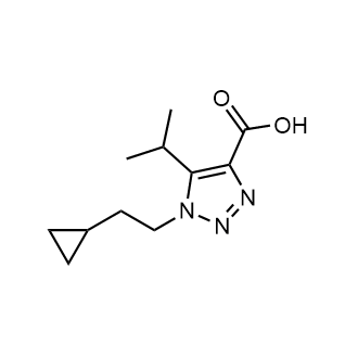 1-(2-Cyclopropylethyl)-5-isopropyl-1h-1,2,3-triazole-4-carboxylic acid|CS-0288495