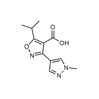 5-Isopropyl-3-(1-methyl-1h-pyrazol-4-yl)isoxazole-4-carboxylic acid|CS-0288500