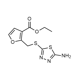 Ethyl 2-(((5-amino-1,3,4-thiadiazol-2-yl)thio)methyl)furan-3-carboxylate|CS-0288893