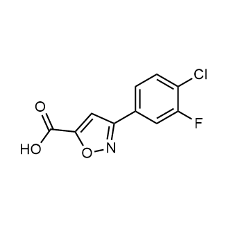 3-(4-Chloro-3-fluorophenyl)isoxazole-5-carboxylic acid|CS-0289263