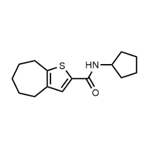N-Cyclopentyl-5,6,7,8-tetrahydro-4H-cyclohepta[b]thiophene-2-carboxamide|CS-0289305