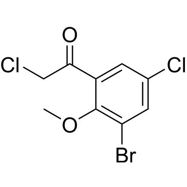 1-(3-Bromo-5-chloro-2-methoxyphenyl)-2-chloroethan-1-one|CS-0289312