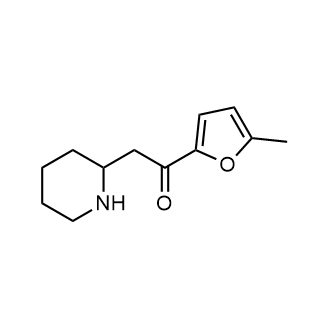 1-(5-Methylfuran-2-yl)-2-(piperidin-2-yl)ethan-1-one|CS-0289580
