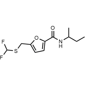 N-(Sec-butyl)-5-(((difluoromethyl)thio)methyl)furan-2-carboxamide|CS-0289683