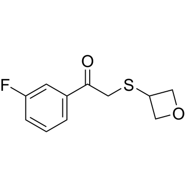 1-(3-Fluorophenyl)-2-(oxetan-3-ylthio)ethan-1-one|CS-0289894