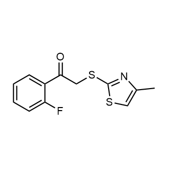 1-(2-Fluorophenyl)-2-((4-methylthiazol-2-yl)thio)ethan-1-one|CS-0289981