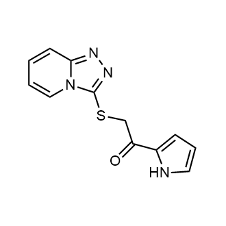 2-([1,2,4]triazolo[4,3-a]pyridin-3-ylthio)-1-(1h-pyrrol-2-yl)ethan-1-one|CS-0290045