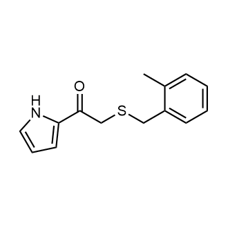 2-((2-Methylbenzyl)thio)-1-(1h-pyrrol-2-yl)ethan-1-one|CS-0290047
