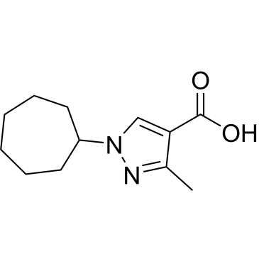 1-Cycloheptyl-3-methyl-1h-pyrazole-4-carboxylic acid|CS-0290267