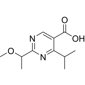 4-Isopropyl-2-(1-methoxyethyl)pyrimidine-5-carboxylic acid|CS-0290306