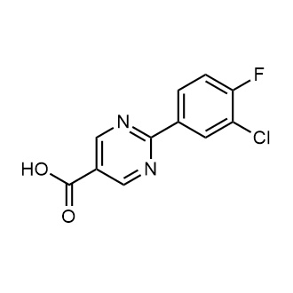 2-(3-Chloro-4-fluorophenyl)pyrimidine-5-carboxylic acid|CS-0290319