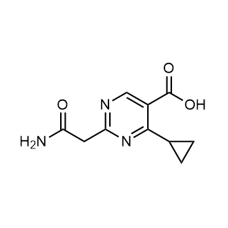 2-(2-Amino-2-oxoethyl)-4-cyclopropylpyrimidine-5-carboxylic acid|CS-0290372