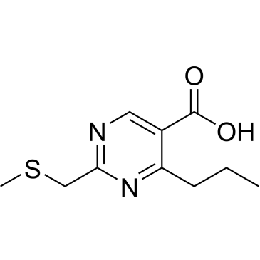 2-((Methylthio)methyl)-4-propylpyrimidine-5-carboxylic acid|CS-0290424