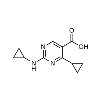 4-Cyclopropyl-2-(cyclopropylamino)pyrimidine-5-carboxylic acid|CS-0290453