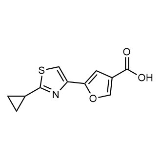 5-(2-Cyclopropylthiazol-4-yl)furan-3-carboxylic acid|CS-0290516
