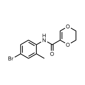 N-(4-Bromo-2-methylphenyl)-5,6-dihydro-1,4-dioxine-2-carboxamide|CS-0290537