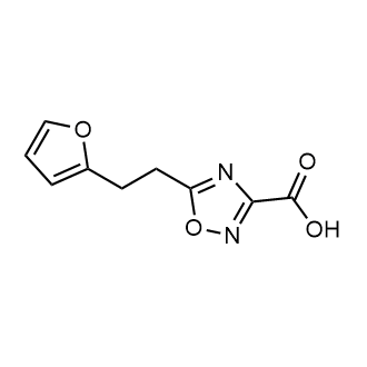 5-(2-(Furan-2-yl)ethyl)-1,2,4-oxadiazole-3-carboxylic acid|CS-0291026