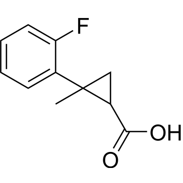 2-(2-Fluorophenyl)-2-methylcyclopropane-1-carboxylic acid|CS-0291077