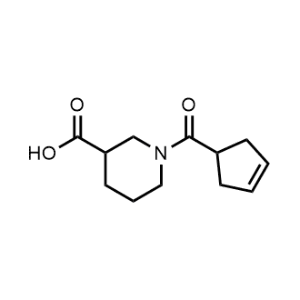 1-(Cyclopent-3-ene-1-carbonyl)piperidine-3-carboxylic acid|CS-0291217