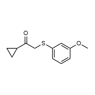 1-Cyclopropyl-2-((3-methoxyphenyl)thio)ethan-1-one|CS-0291265