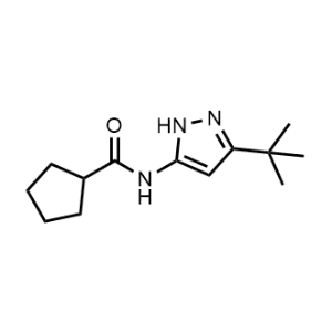 N-(3-(Tert-butyl)-1H-pyrazol-5-yl)cyclopentanecarboxamide|CS-0291376
